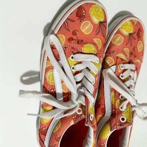 Vans fruit print shoes